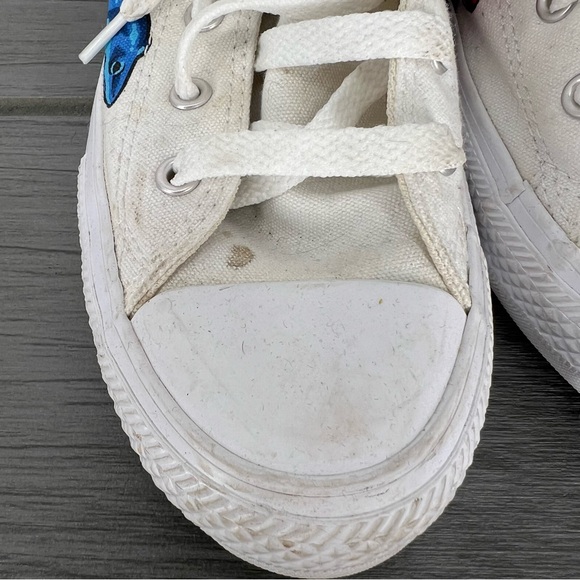 Like new converse high top shoes with gecko lizards junior size5 limited - Picture 9 of 10